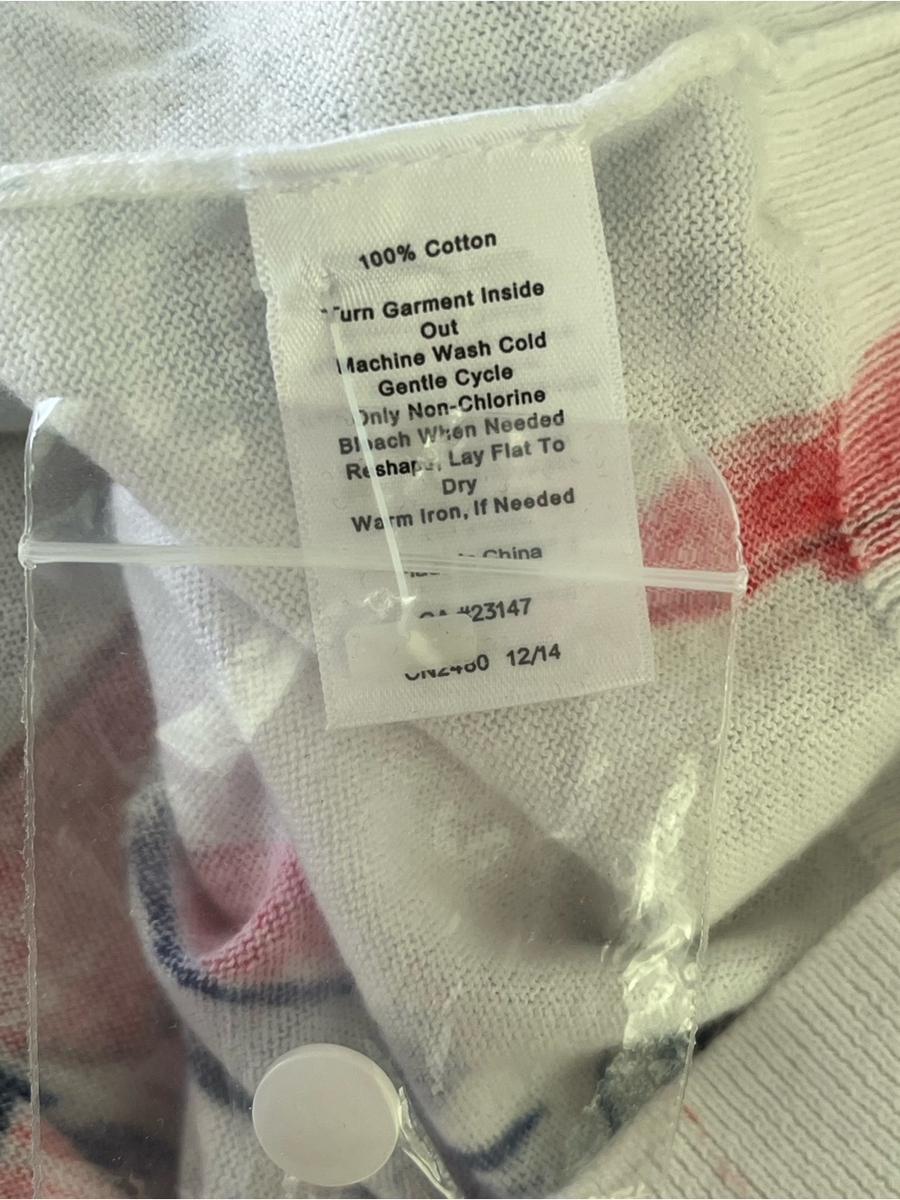 TALBOTS Sailboat Regatta Cotton Cardigan Size Large  Nautical - Picture 8 of 13